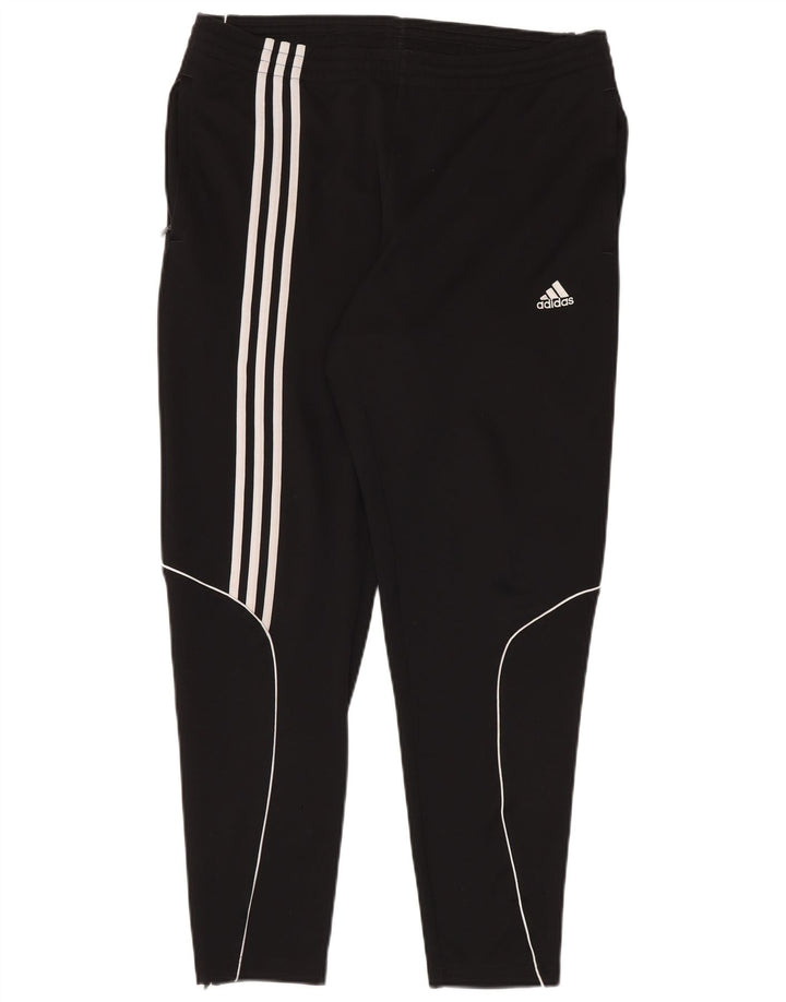 Adidas muške hlače od trenirke velike crne poliesterske