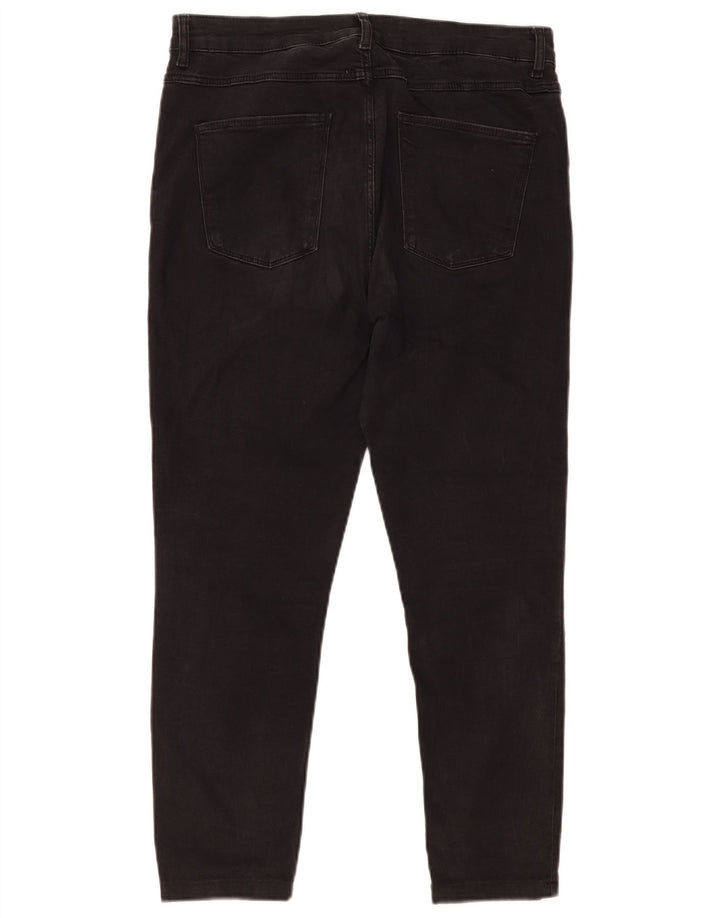Zara ženske uske traperice EU 44 XL W34 L24 crne