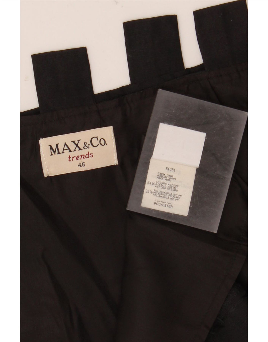 MAX & CO. Ženska mini suknja IT 46 velika W34 crni acetat