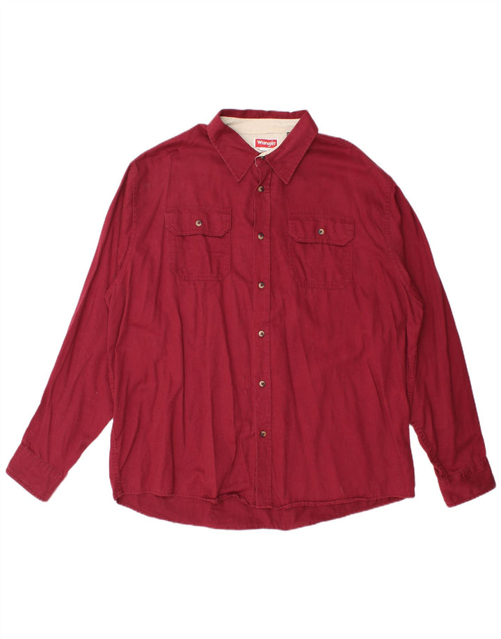 Wrangler muška košulja XL bordo pamuk