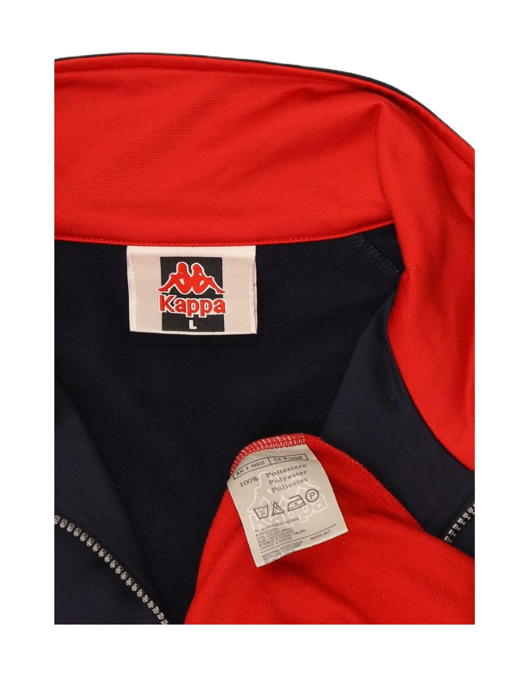 Kappa muška gornja jakna trenirke s grafičkim motivima, velika tamnoplava boja