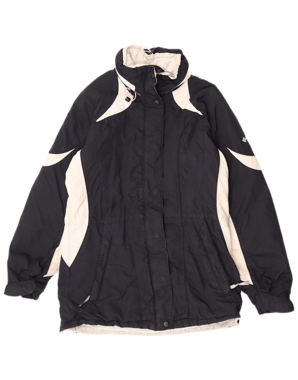 Columbia ženska prevelika podstavljena jakna UK 10 Mala tamnoplava boja