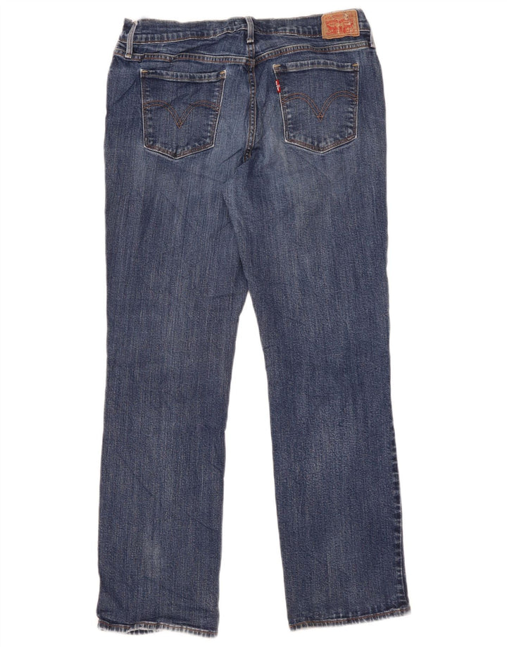 Levi's ženske ravne traperice 505 W31 L29 plavi pamuk