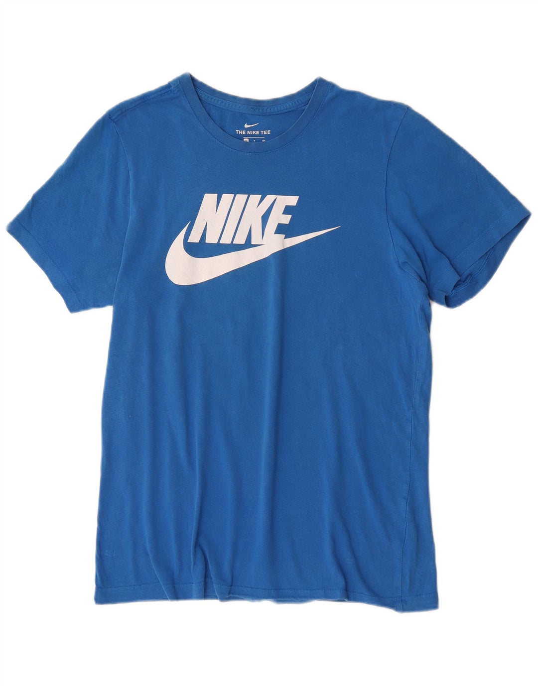 Mali plavi pamuk za mušku majicu s grafičkim motivima Nike