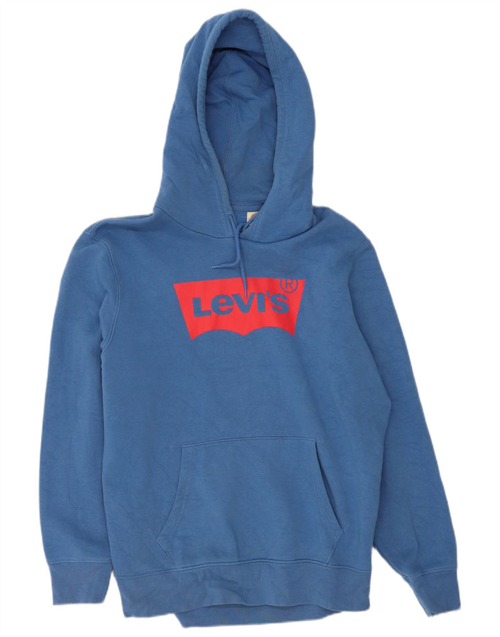 Levi's standardna majica s kapuljačom s kapuljačom srednje plava