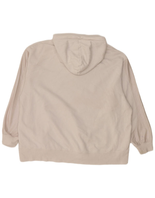 Nike Ženska majica s kapuljačom Graphic Oversized UK 20 2XL Bijeli pamuk