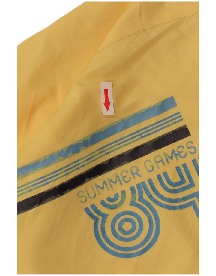 NIKE ženska kišna jakna s grafičkim motivima UK 12 srednje žuti najlon