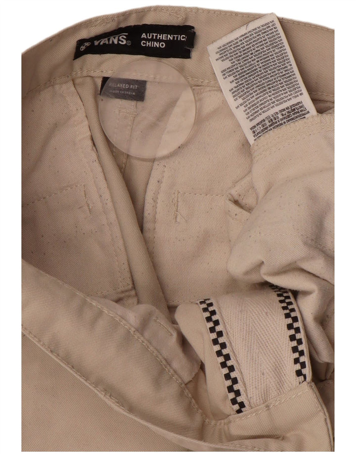 VANS muške chino hlače opuštenog kroja W28 L30 bež poliester