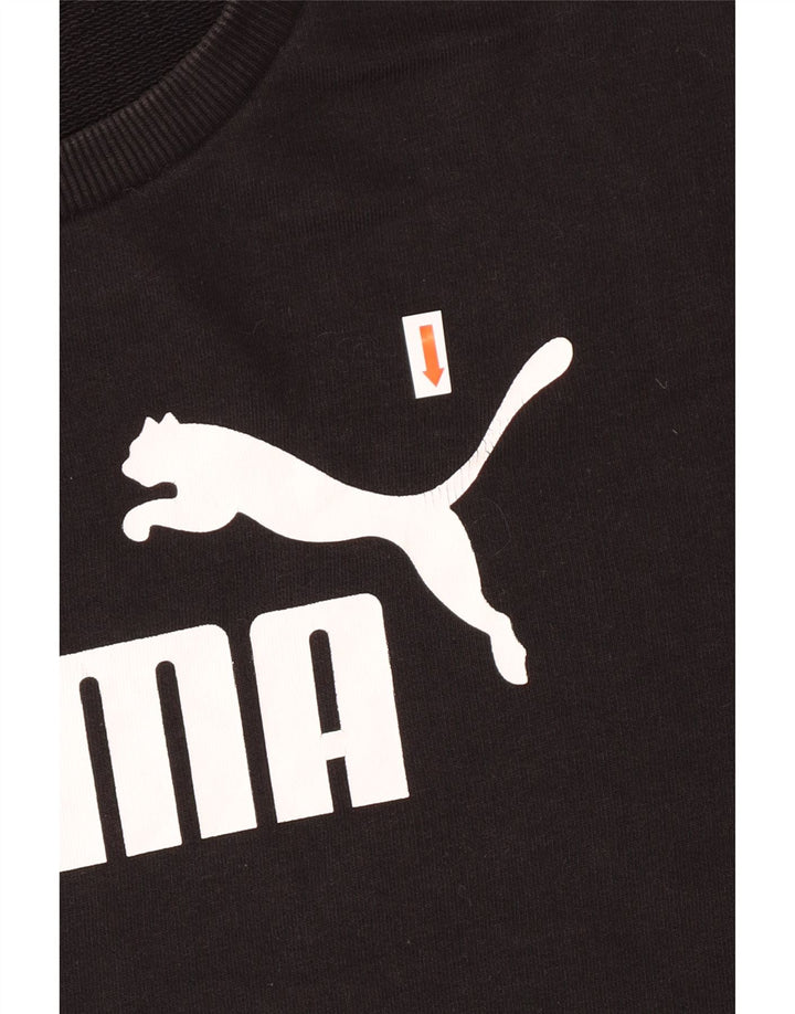 PUMA Ženska prekomjerna majica s motivima UK 10 Mala crna