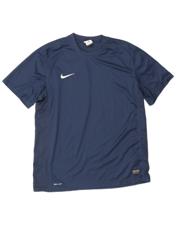 Nike Dri Fit majica XL tamnoplavi poliester