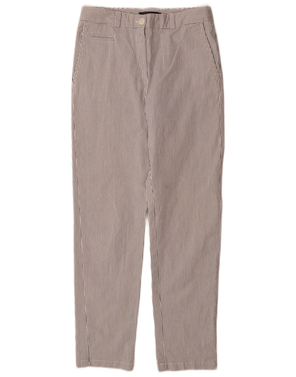 Marks & Spencer ženske chino hlače UK 8 male W28 L30 bijele pruge