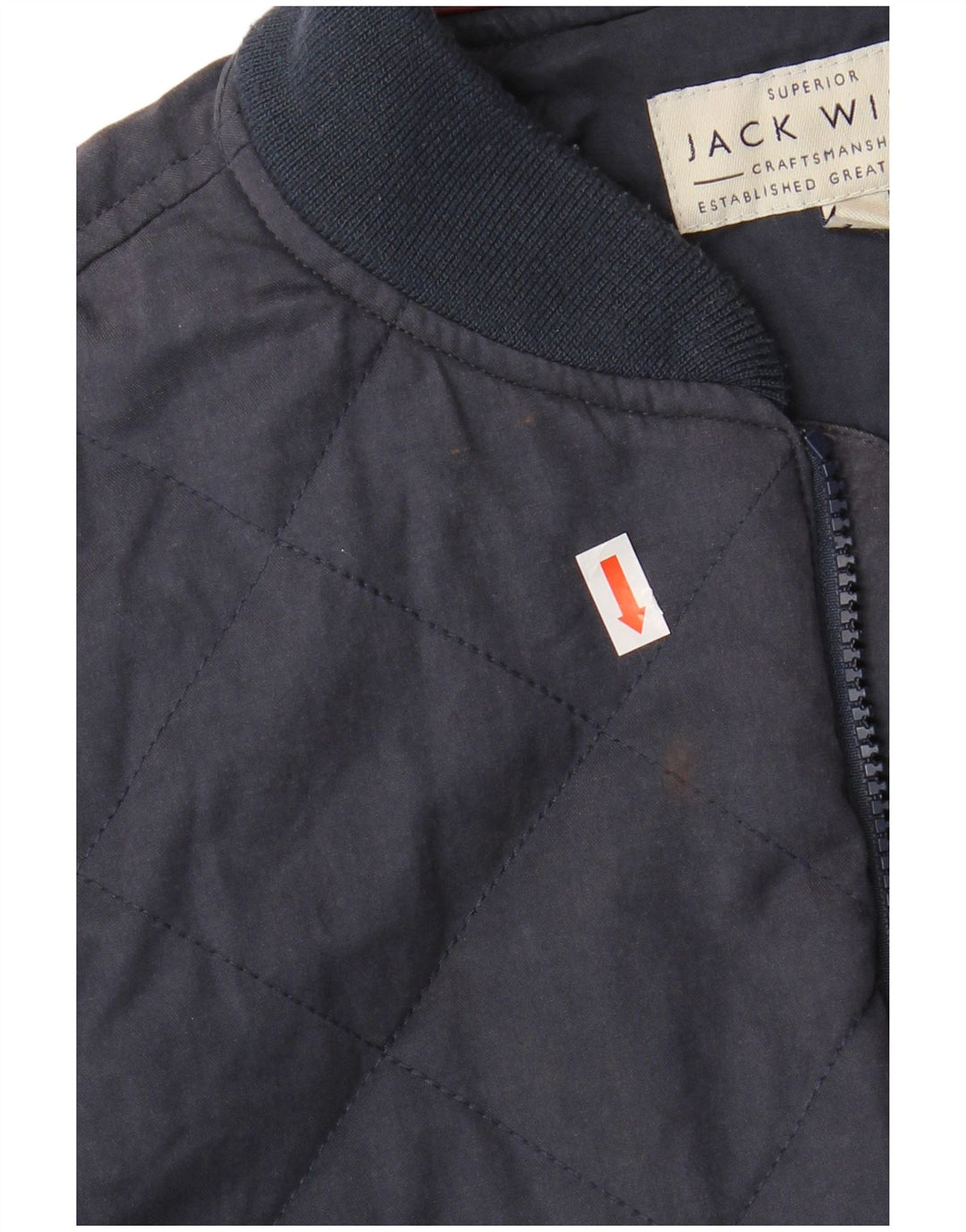 JACK WILLS Muška bomber jakna UK 36 Mala tamnoplava pamuk