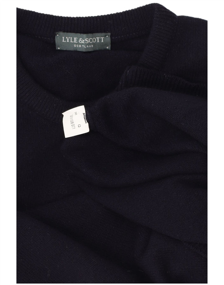 Lyle & Scott muški džemper s okruglim izrezom srednje tamnoplave boje