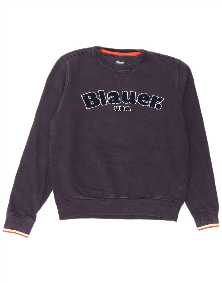 Blauer Boys Graphic Sweatshirt Džemper 13-14 godina Veliki tamnoplavi pamuk