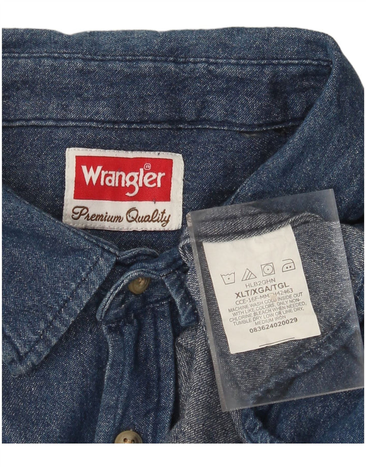 Wrangler muška traper majica XL plava