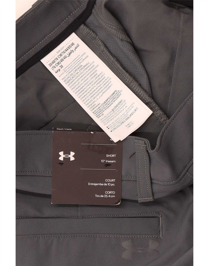 Under Armour muške chino kratke hlače W30 srednje sivi poliester