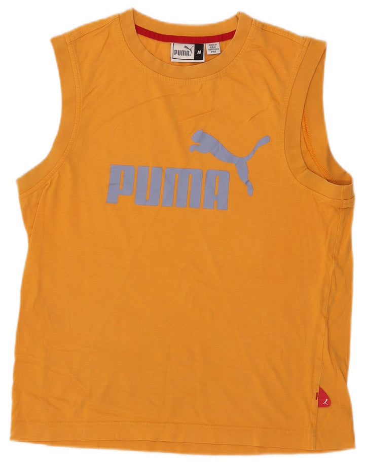 Puma muški grafički prsluk srednje žute boje