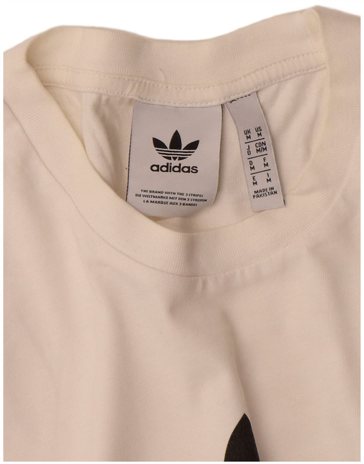 Adidas muška majica kratkih rukava s grafičkim motivima, srednji bijeli pamuk