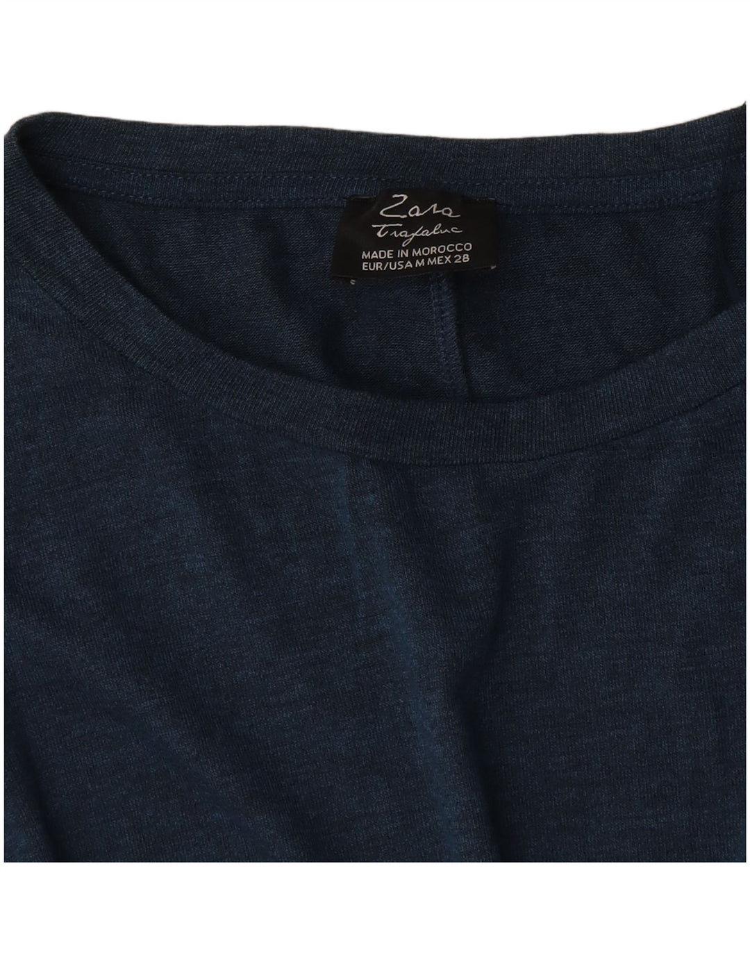 Gornji dio ženske prevelike bluze Zara UK 14 Srednje tamnoplava