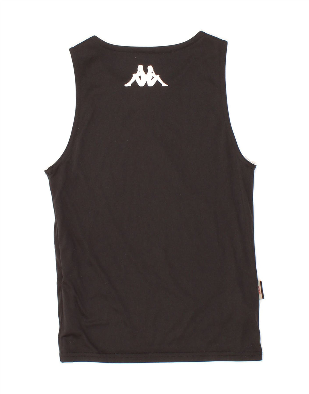 KAPPA Womens Reversible Vest Top UK 10 Small Black Colourblock Polyester Vintage Kappa and Second-Hand Kappa from Messina Hembry 