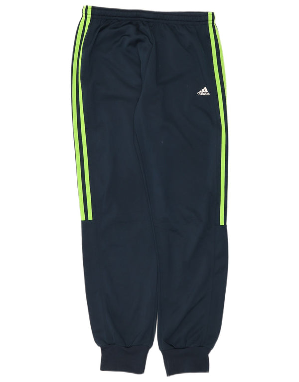Adidas muške trenirke hlače Joggers UK 38/40 Medium tamnoplavi poliester