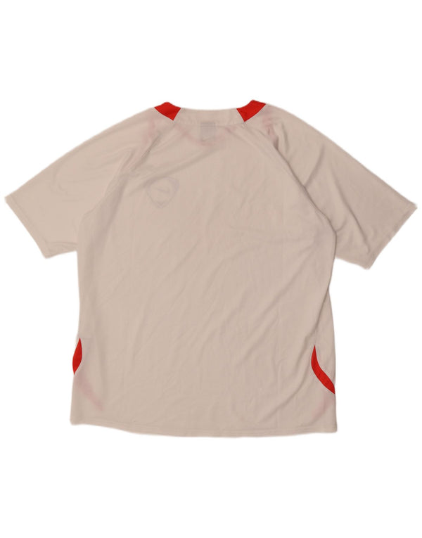 Nike muška majica kratkih rukava UK 47/48 2XL bijeli poliester u boji