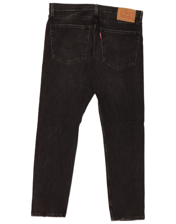Levi's muške 512 Lo-Ball uske sužene traperice W36 L32 crni pamuk