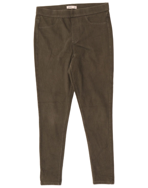 Marks & Spencer ženske jegging ležerne hlače UK 14 srednje W30 L27 kaki