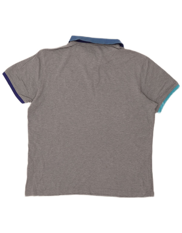 Harmont & Blaine muška polo majica standardnog kroja 3XL sivi pamuk u boji