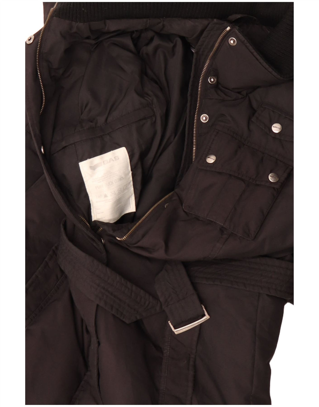 Gas ženski podstavljeni kaput IT 44 srednji crni poliester