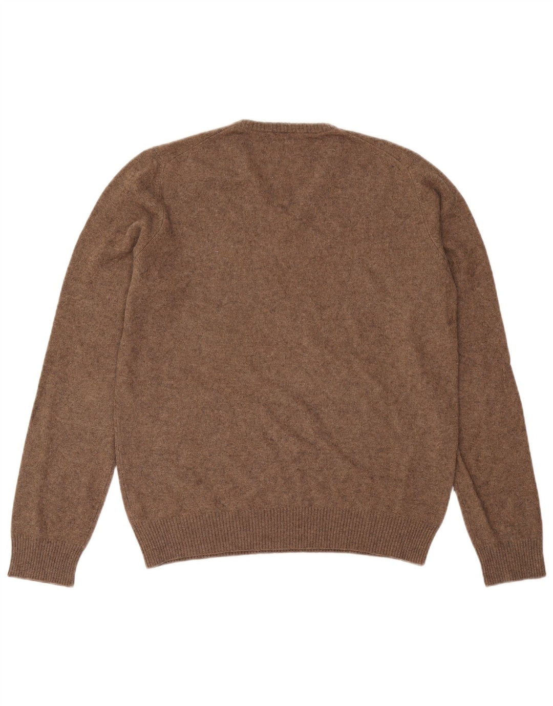 Sisley ženski džemper s V-izrezom UK 18 XL smeđi