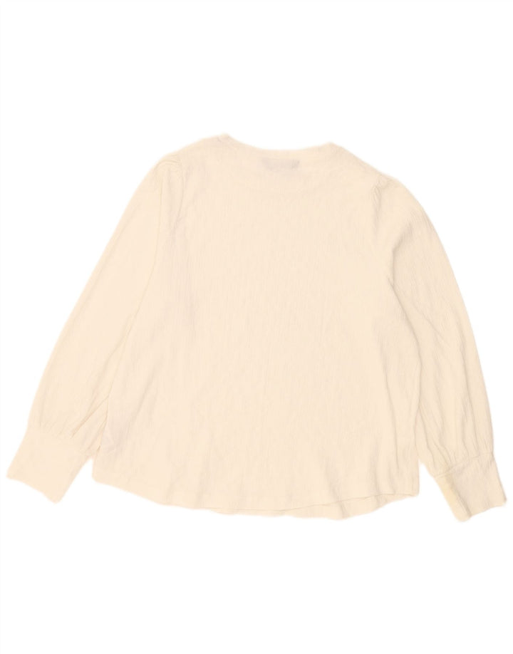Marks & Spencer ženska majica s dugim rukavima UK 16 Large Off White