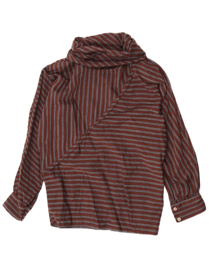 Vintage ženska bluza Top IT 40 Small Brown Striped