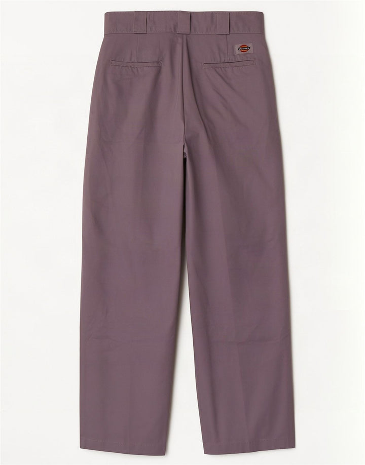 Dickies ženske ravne chino hlače W26 L26 ljubičasti poliester