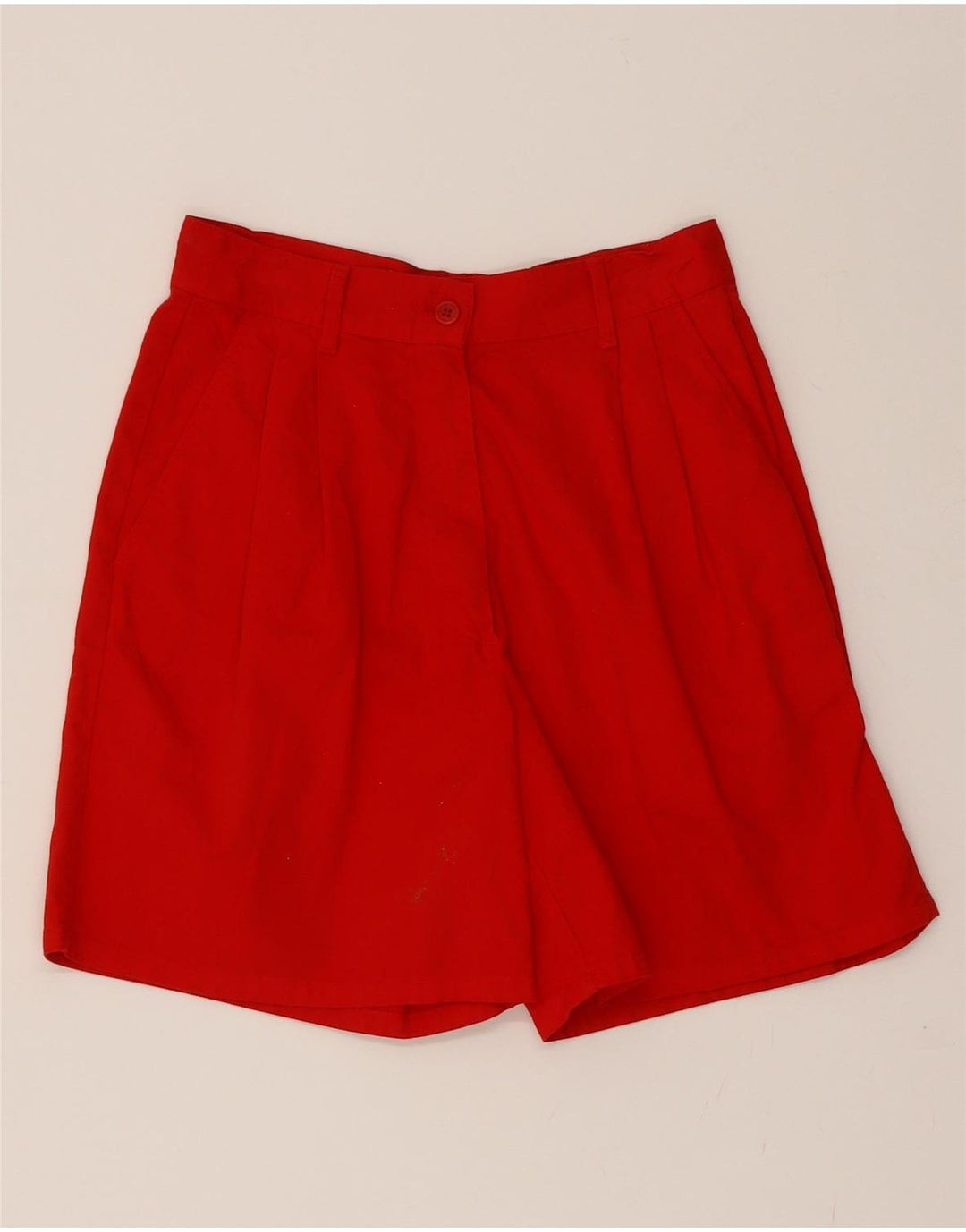 BENETTON Womens Pegged Chino Shorts IT 42 Medium W26  Red Cotton Vintage Benetton and Second-Hand Benetton from Messina Hembry 