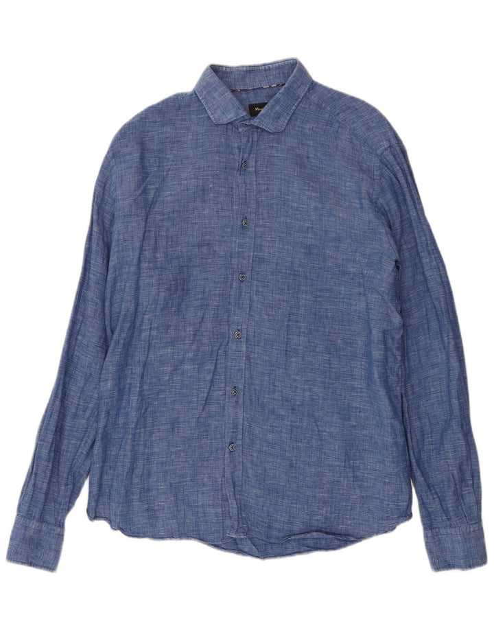 Massimo Dutti muška košulja XL od plavog lana