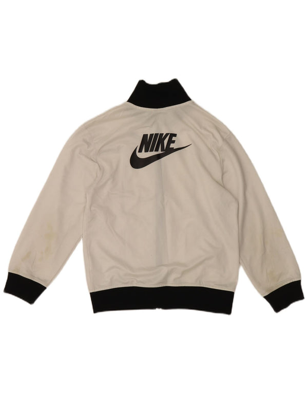 Nike Boys Trenirka Gornja jakna 10-11 godina srednje bijele sportske boje