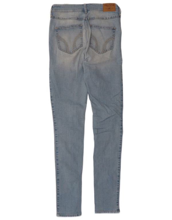 Hollister ženske uske traperice US 3 XS W26 L31 plavi pamuk