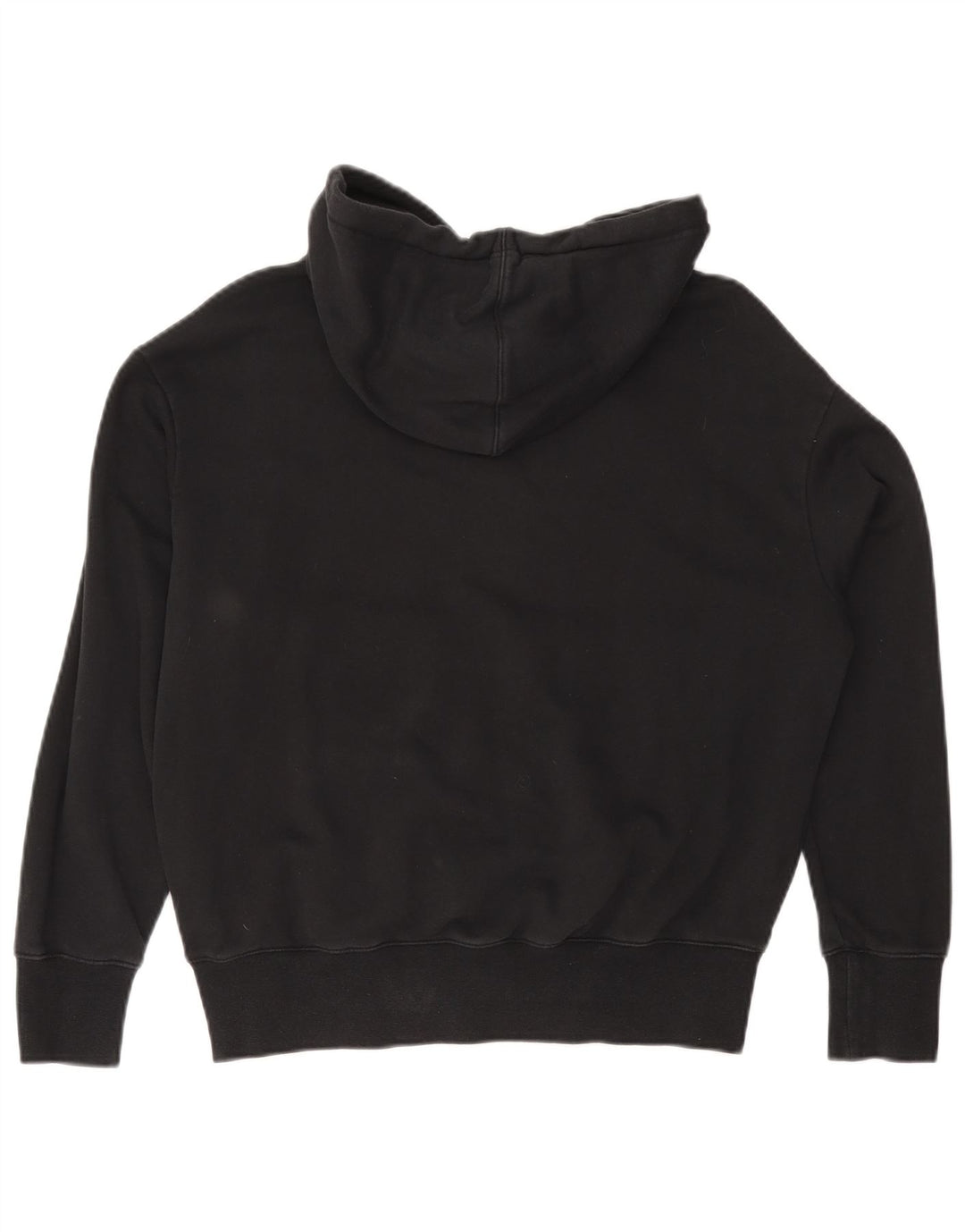 NIKE Ženska zračna prevelika majica s kapuljačom UK 6 XS crni pamuk