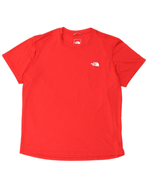 The North Face muška majica kratkih rukava XL crveni poliester