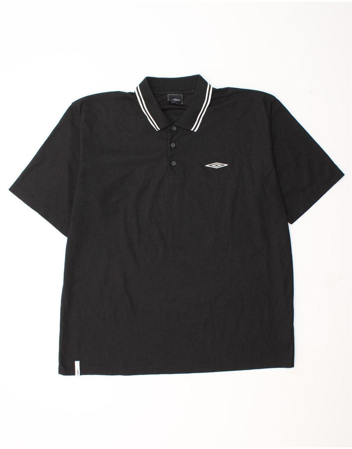 Umbro muška polo majica 2XL crni poliester