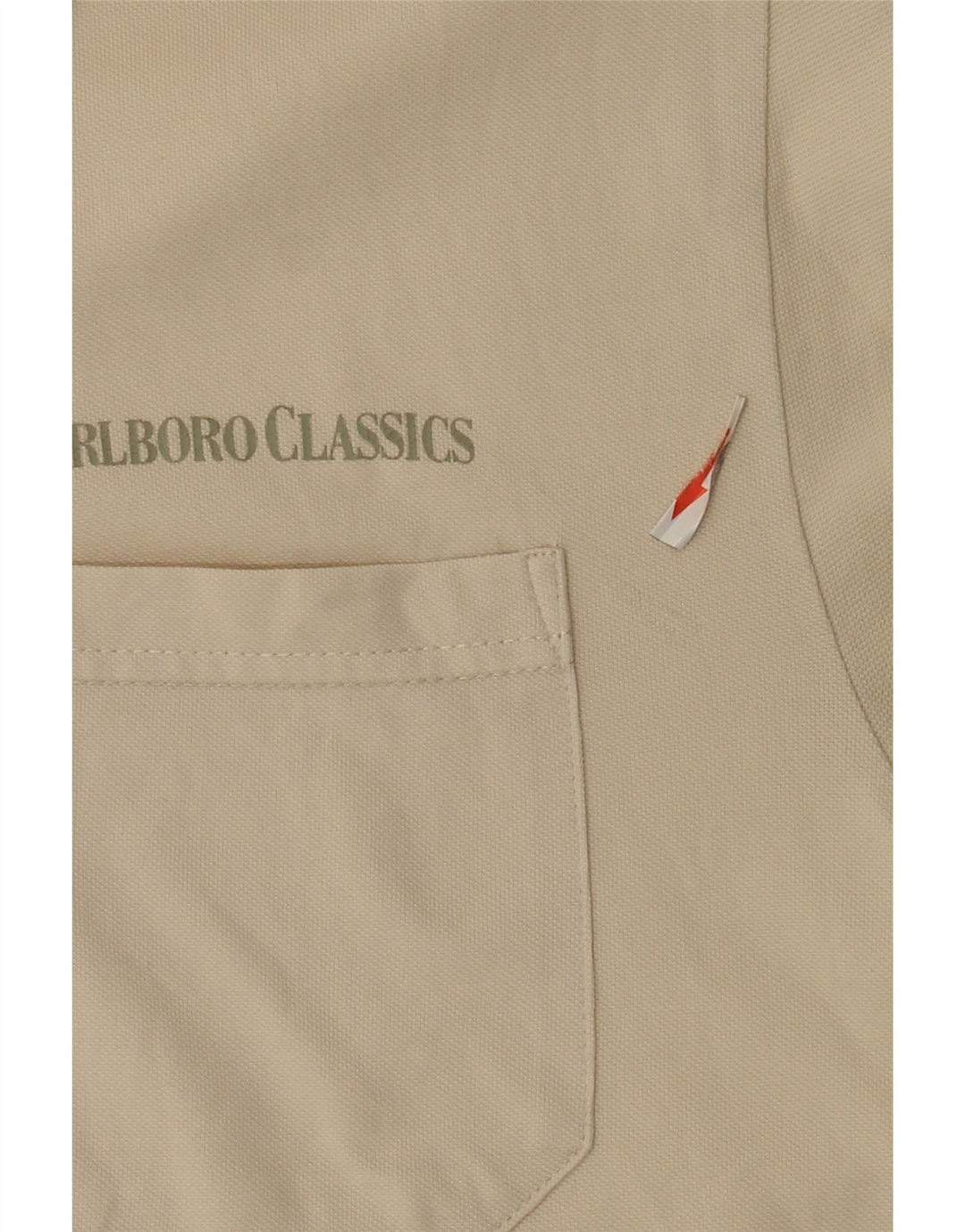 Marlboro Classics muška polo majica srednje bijele boje od pamuka