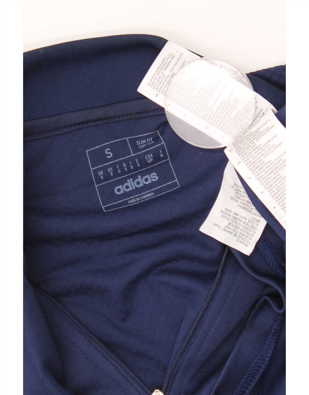 Adidas Muški Aeroready Slim Fit Pulover Gornji dio trenirke Mali tamnoplavi
