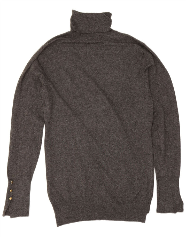 Zara ženski pulover s rol izrezom UK 14 Large Gray