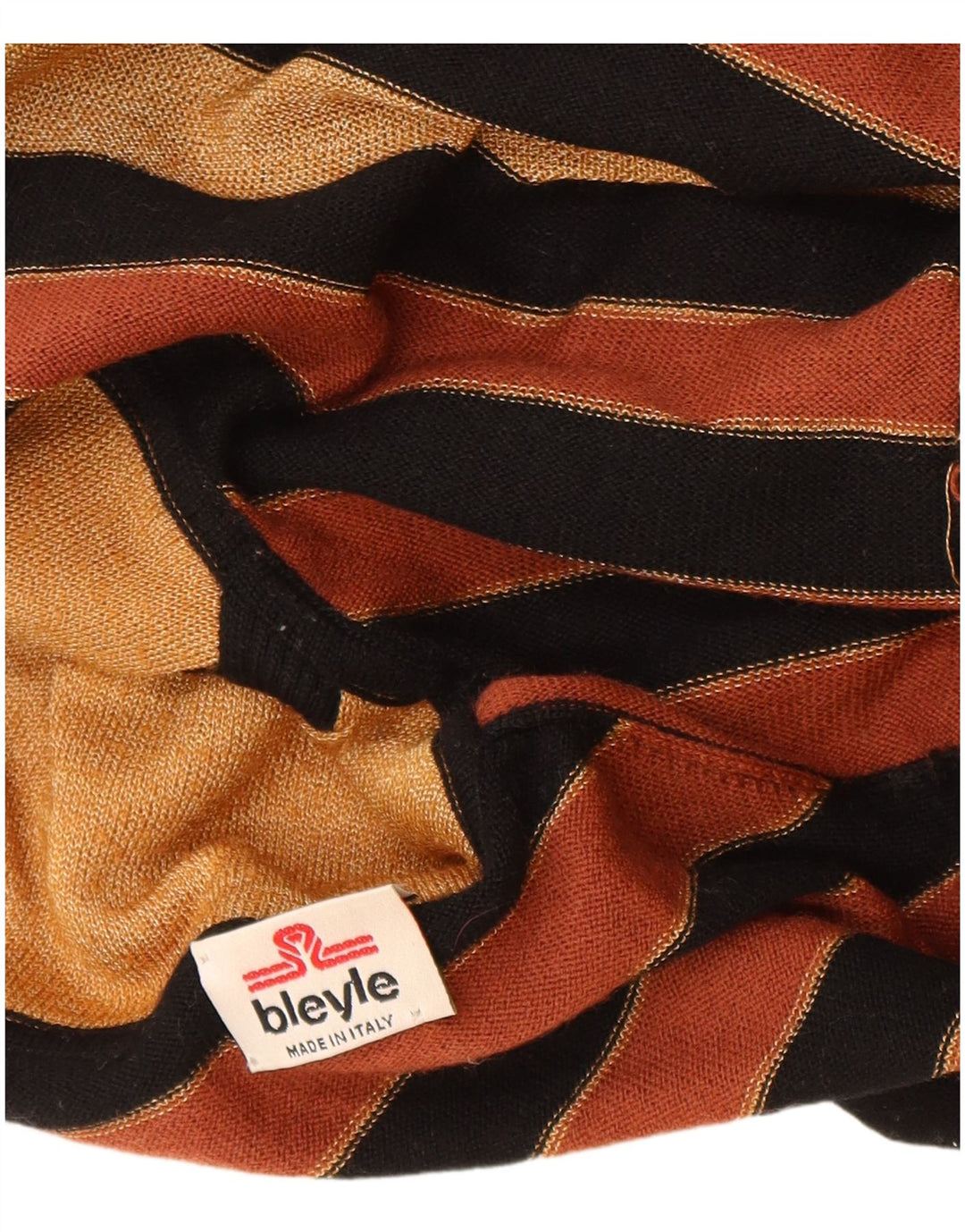 BLEYLE Ženski pulover s rol izrezom UK 12 srednje crne pruge