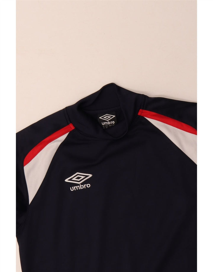 Umbro muški džemper XS tamnoplavi poliester u boji