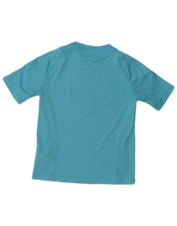 Adidas Boys Aeroready T-Shirt Top 9-10 Years Plavi poliester