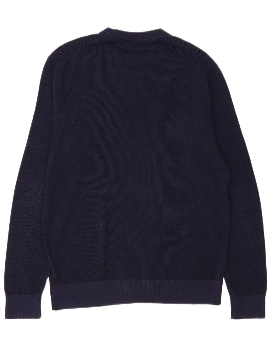 BROOKS BROTHERS Muški džemper s okruglim izrezom srednje tamnoplave merino vune