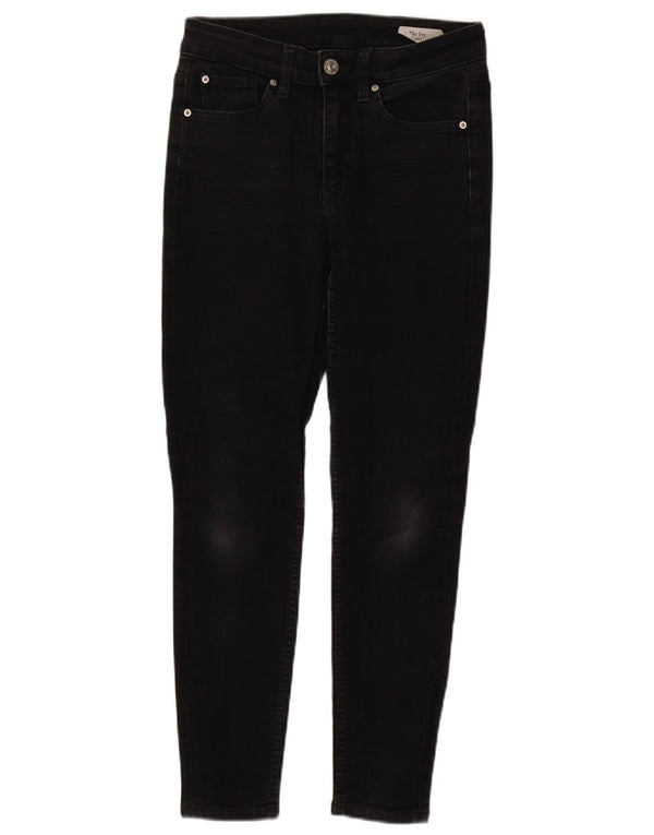 Marks & Spencer ženske uske traperice Ivy UK 8 male W26 L26 crni pamuk