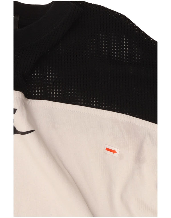 NIKE ženska majica kratkih rukava s grafičkim motivima UK 10 Small White Colourblock